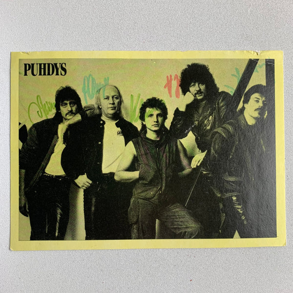 Autogramm Puhdys