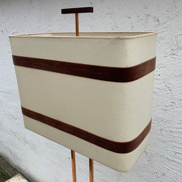 Vintage Stehlampe Quadra Silk de Luxe
