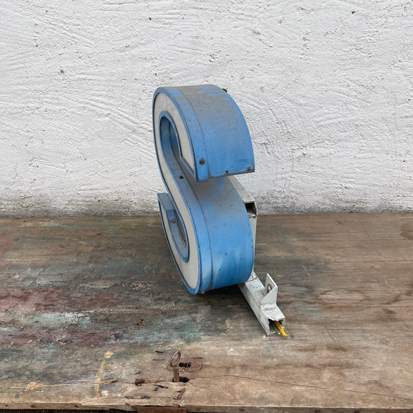 Vintage Leuchtbuchstabe s