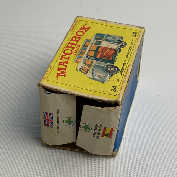 Matchbox Lesney No. 34 Volkswagen Camper mit Originalbox