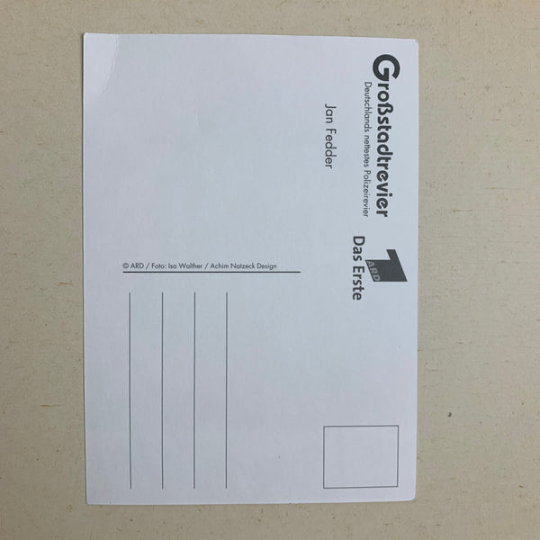 Original Autogramm von Jan Fedder