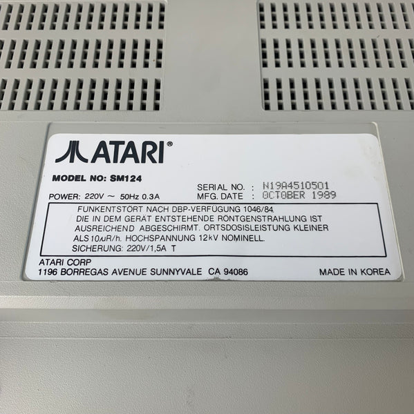 Atari Monitor SM 124