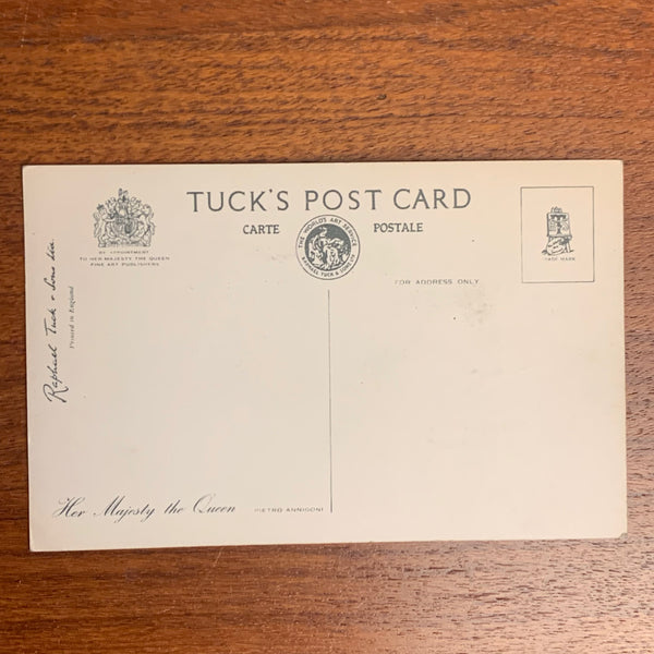 Vintage Postkarte Queen Elisabeth II