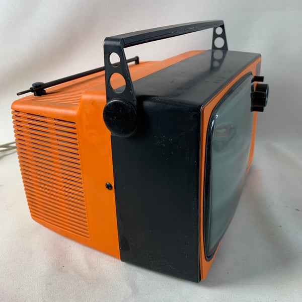 Vintage Fernseher Blaupunkt in orange