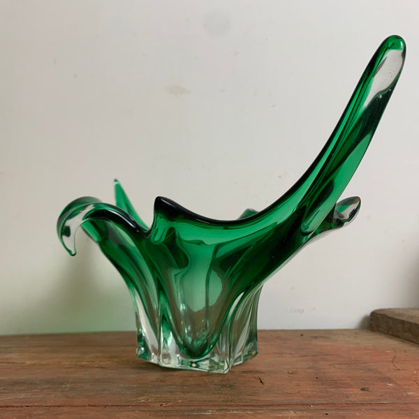 Grüne Murano Schale