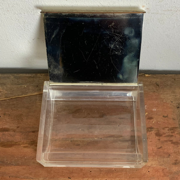 Vintage Plexiglas Zigarettendose von WMF