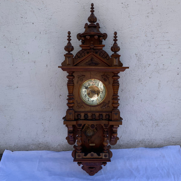 Antike Regulator Wanduhr