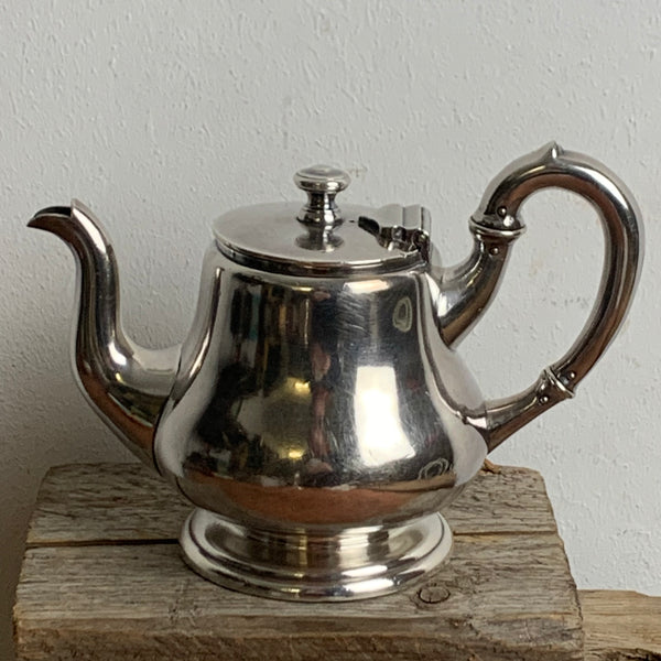 Jugendstil Hotelsilber Teekanne von B. Bohrmann