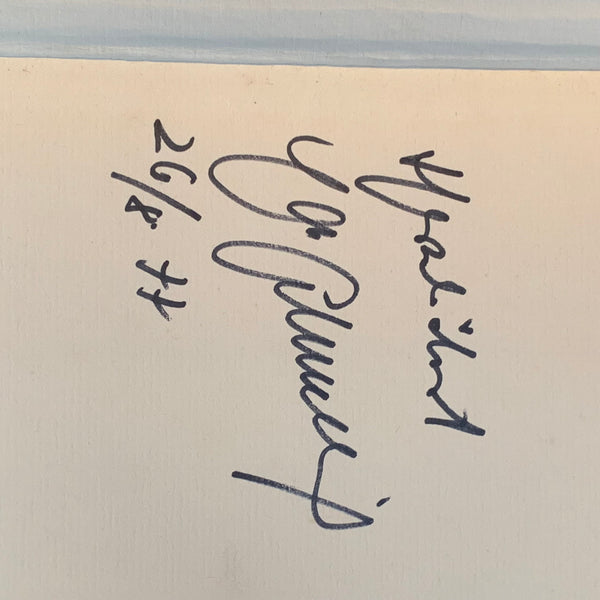 Buch Max Schmeling Erinnerungen mit Autogramm