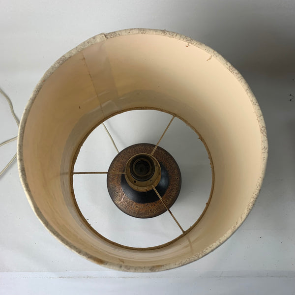 Keramik Tischlampe 60er Jahre