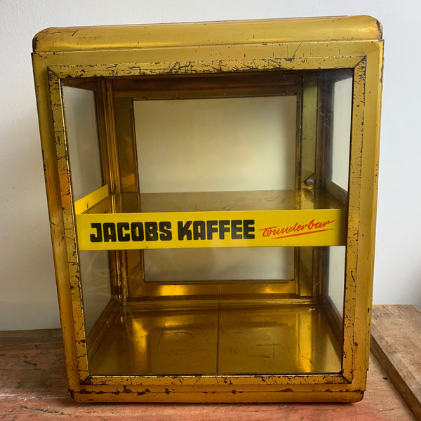 Vintage Jacobs Kaffee Vitrine