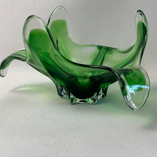 Grüne Murano Schale