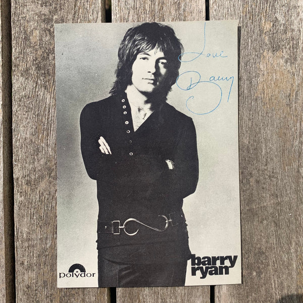 Autogramm Barry Ryan