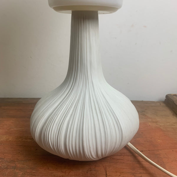 Paar vintage Nachttisch Lampen aus Biskuitporzellan von Rosenthal