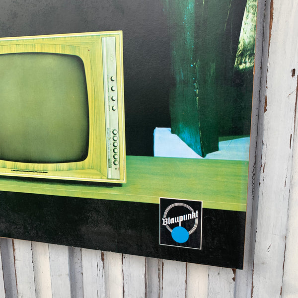 Blaupunkt Werbe Aufsteller / Schild / Fernseher