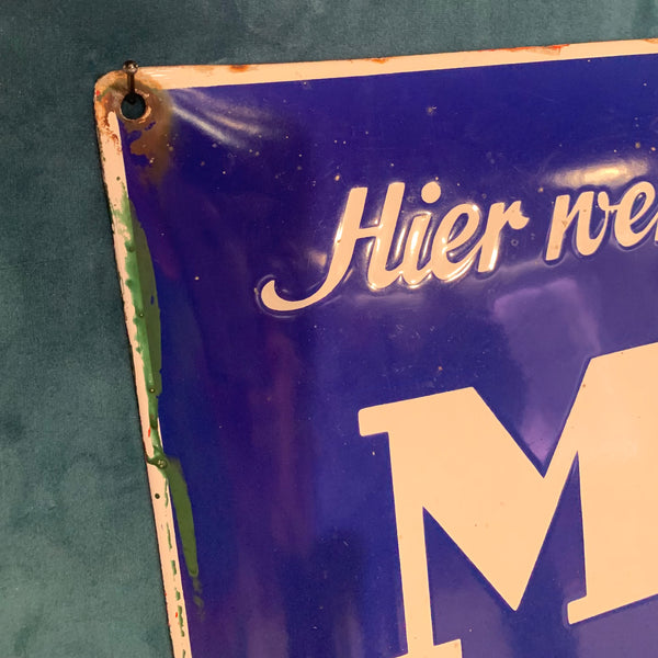 Emaille Schild der Firma Miele 