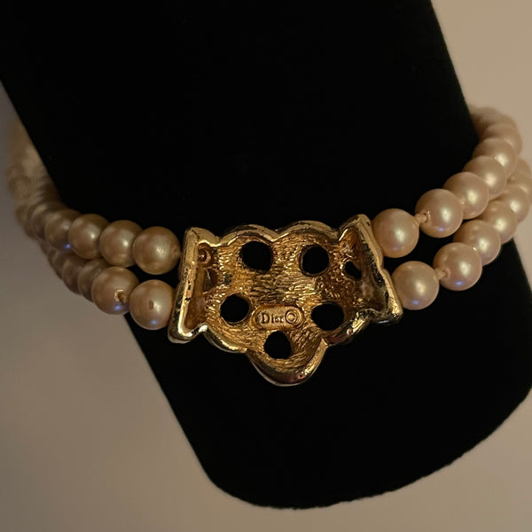 Zweireihiges Perlencollier von Christian Dior Germany
