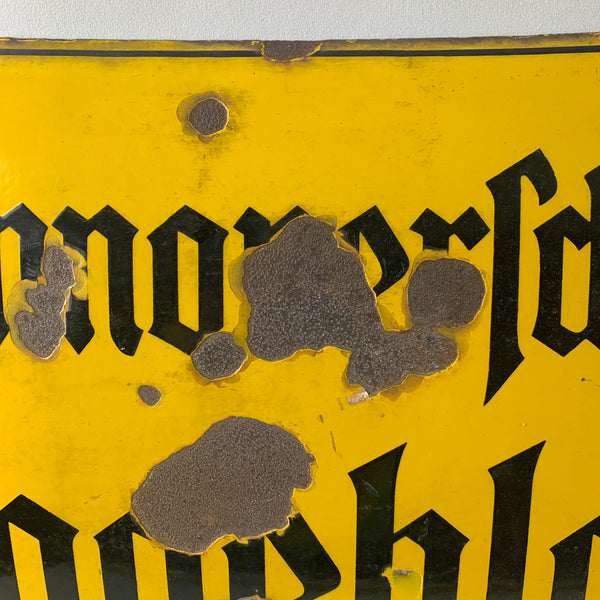 Emaille Schild Hannoversches Tagesblatt