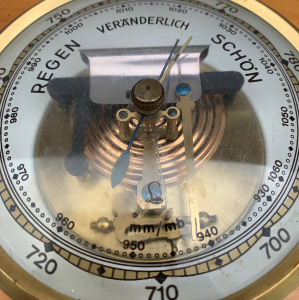 50er Jahre Wetterstation Barometer von Lufft