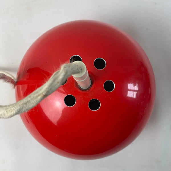 Kugellampe von Cosack rot mit Loch