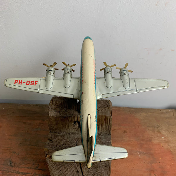 Vintage Blechspielzeug Flugzeug KLM