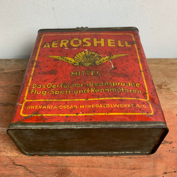 Vintage Aeroshell Öl Kanister