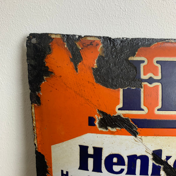 Emaille Schild Henkel Henko Dixin Persil Sil Ata