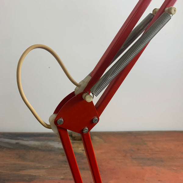 Vintage Arbeitsleuchte mit Gelenkarm