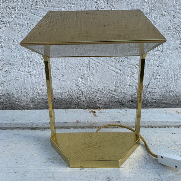Hollywood Regency Tischlampe aus Messing