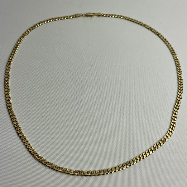 Panzerkette aus 585er Gold 55,5 cm