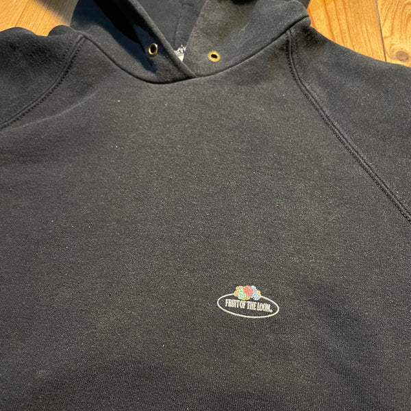 Fruit of the Loom Vintage Black Hoodie