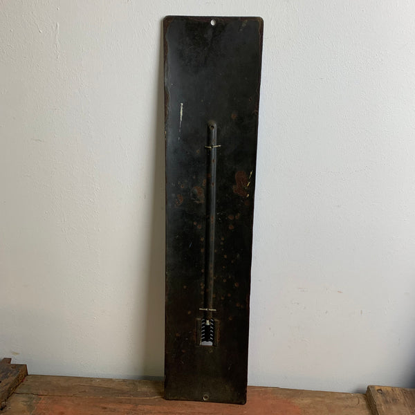 Emaille Schild Thermometer Linde Kühlung