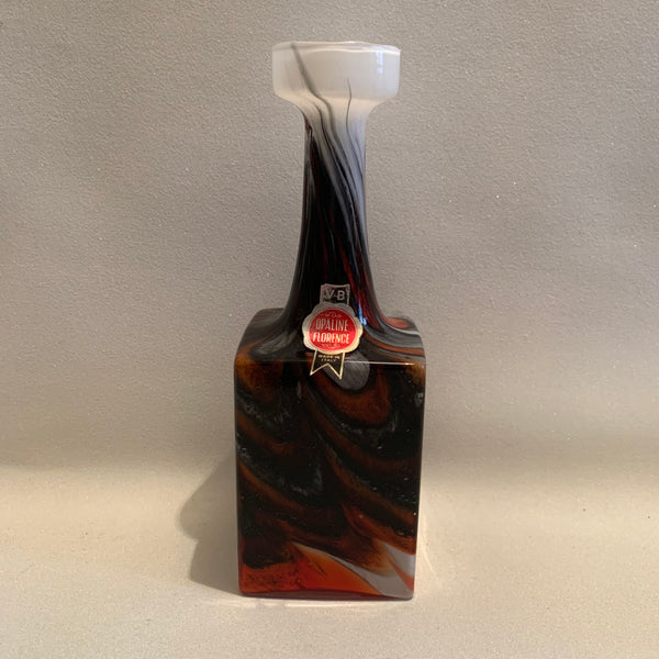 Opaline Florence Vase Vetreria Barieri
