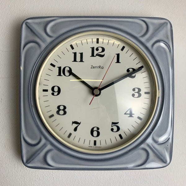Keramik ZentRa Wanduhr von Alfa Haller