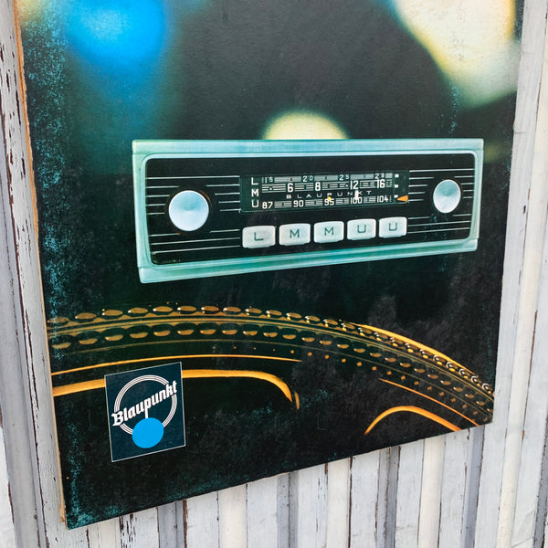 Blaupunkt Werbe Aufsteller / Schild / Autoradio