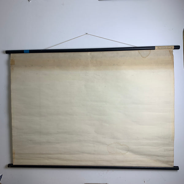 Alte Schulkarte Geografie