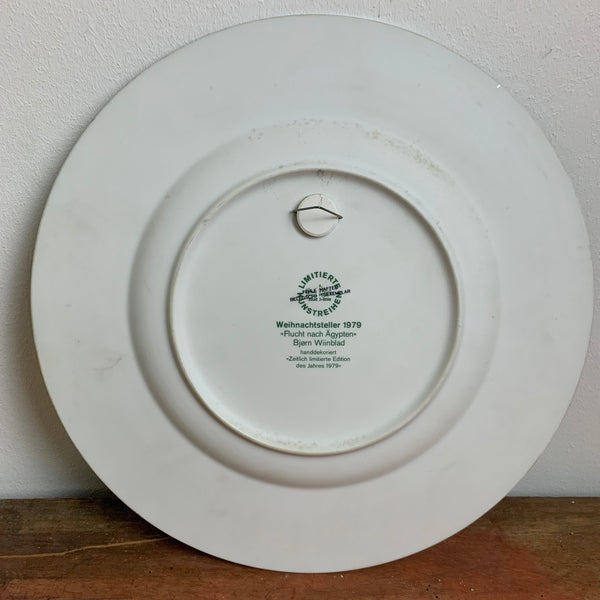 Weihnachtsteller 1979 von Björn Wiinblad für Rosenthal