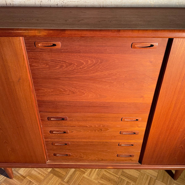 Teakholz Highboard von H. P. Hansen
