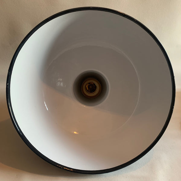 Bauhaus Emaille Lampe