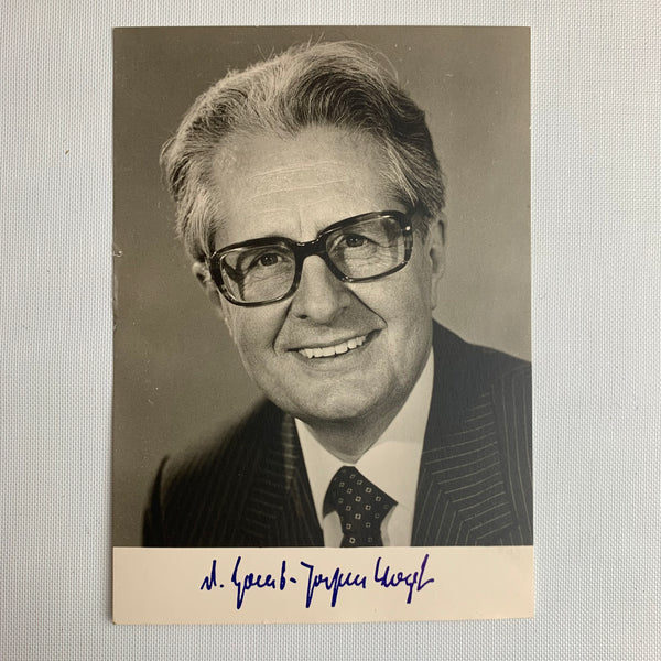 Autogramm Dr. Hans - Jochen Vogel