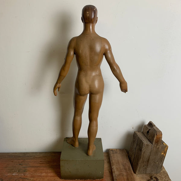 Vintage Werbefigur Katzenfellmann