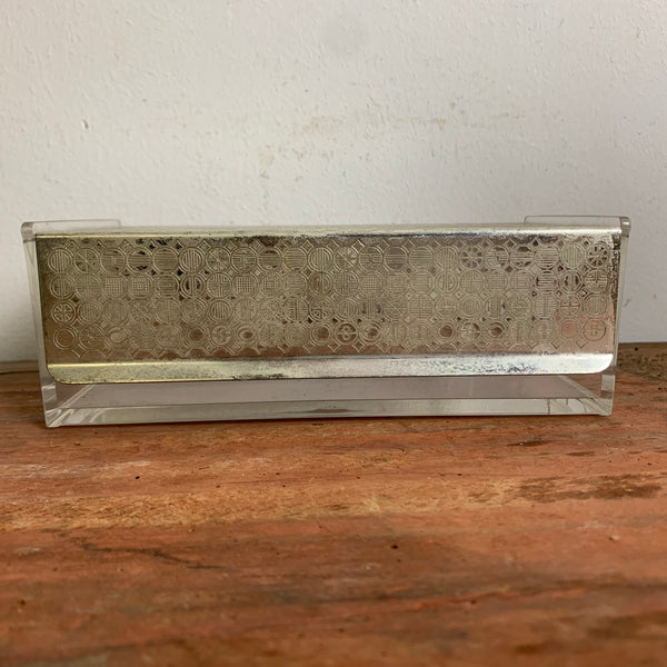 Vintage Plexiglas Serviertendose von WMF