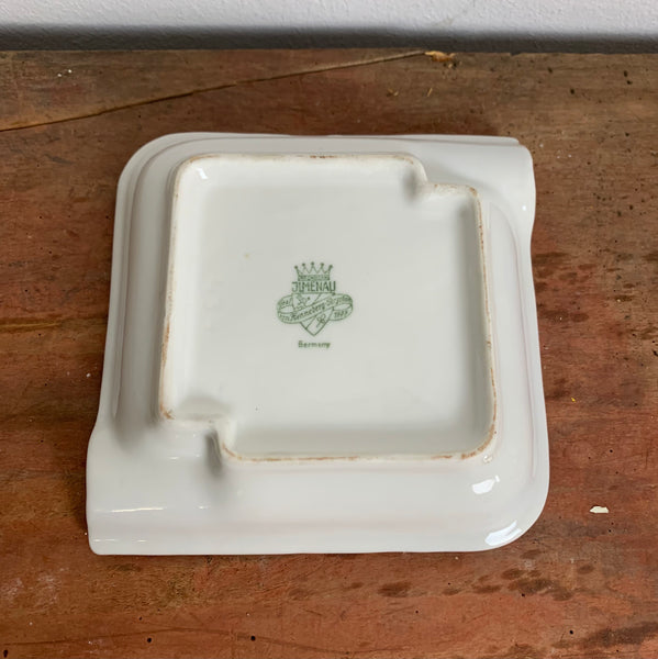 Vintage Porzellan Aschenbecher Victoria Versicherung