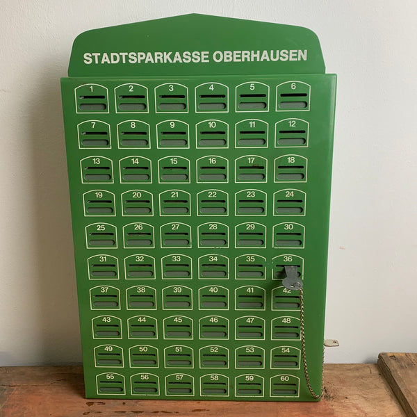 Vintage Sparkasten Sparclub der Stadtsparkasse Oberhausen