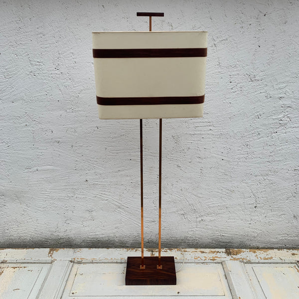 Vintage Stehlampe Quadra Silk de Luxe