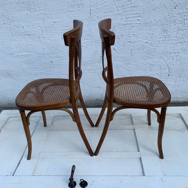 2 Antike Stühle von Thonet No. 221