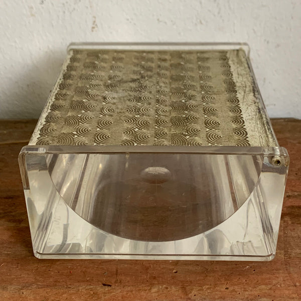 Vintage Plexiglas Zigarettendose von WMF