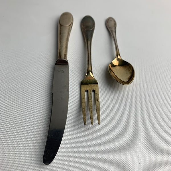 36 Teile Dessertbesteck / Obstbesteck von Wilkens 800er Silber