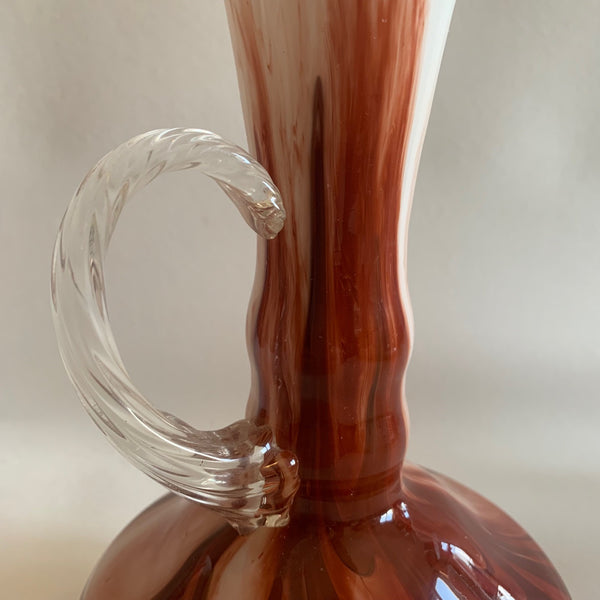 Opaline Florence Vase von Vetreria Barieri