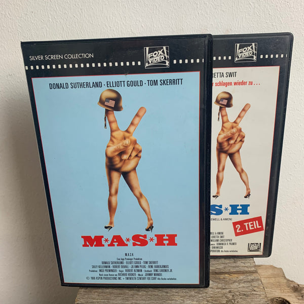 VHS Video Kassette MASH Teil 1 und 2